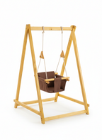 Baby Littlesoul Wooden Baby Play Swing | Fun & Safe Jhoola