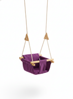 Luxury Baby Indoor Hanging Swing Seat with Wooden Bead Support
