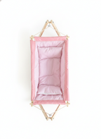 Premium Wooden Baby Cradle with Stand – Comfortable Infant Hammock Swing for Newborns
