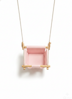 Luxury Baby Indoor Hanging Swing Seat with Wooden Bead Support