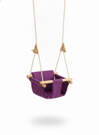 Luxury Baby Indoor Hanging Swing Seat with Wooden Bead Support